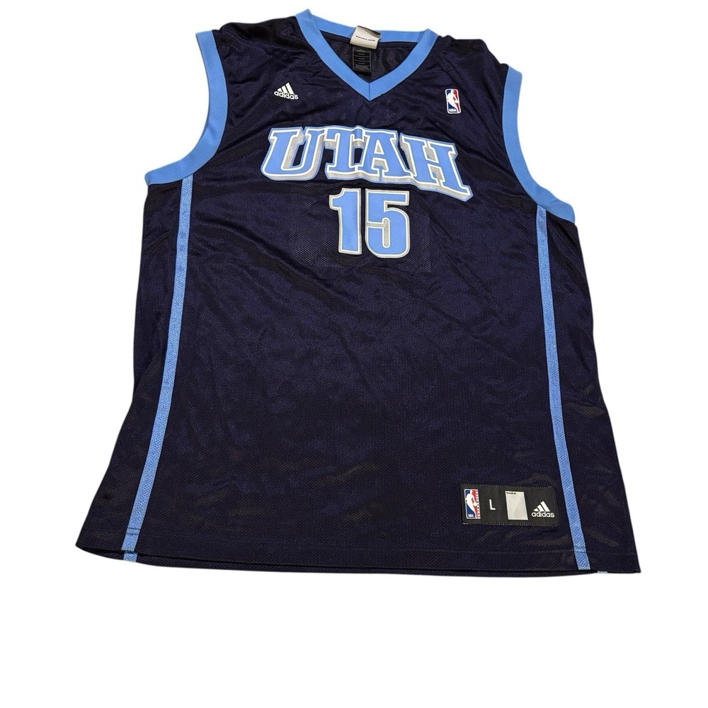 Adidas Utah‎ Jazz Matt Harpring Jersey Mens Large Blue